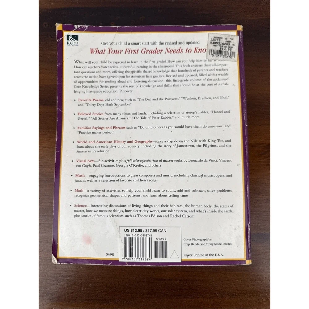 What Your‎ First Grader Needs to Know Revised Edition 1998